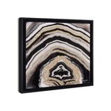 Noir Adore Geode- With Hand-Applied Gold Glitter