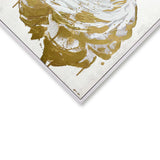 Gilded Floral Set of 2- With Hand-Brushed Gel Coat and Acrylic Paint Brushwork