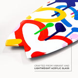 Corey Paige - Rainbow Electric Love Skimboard