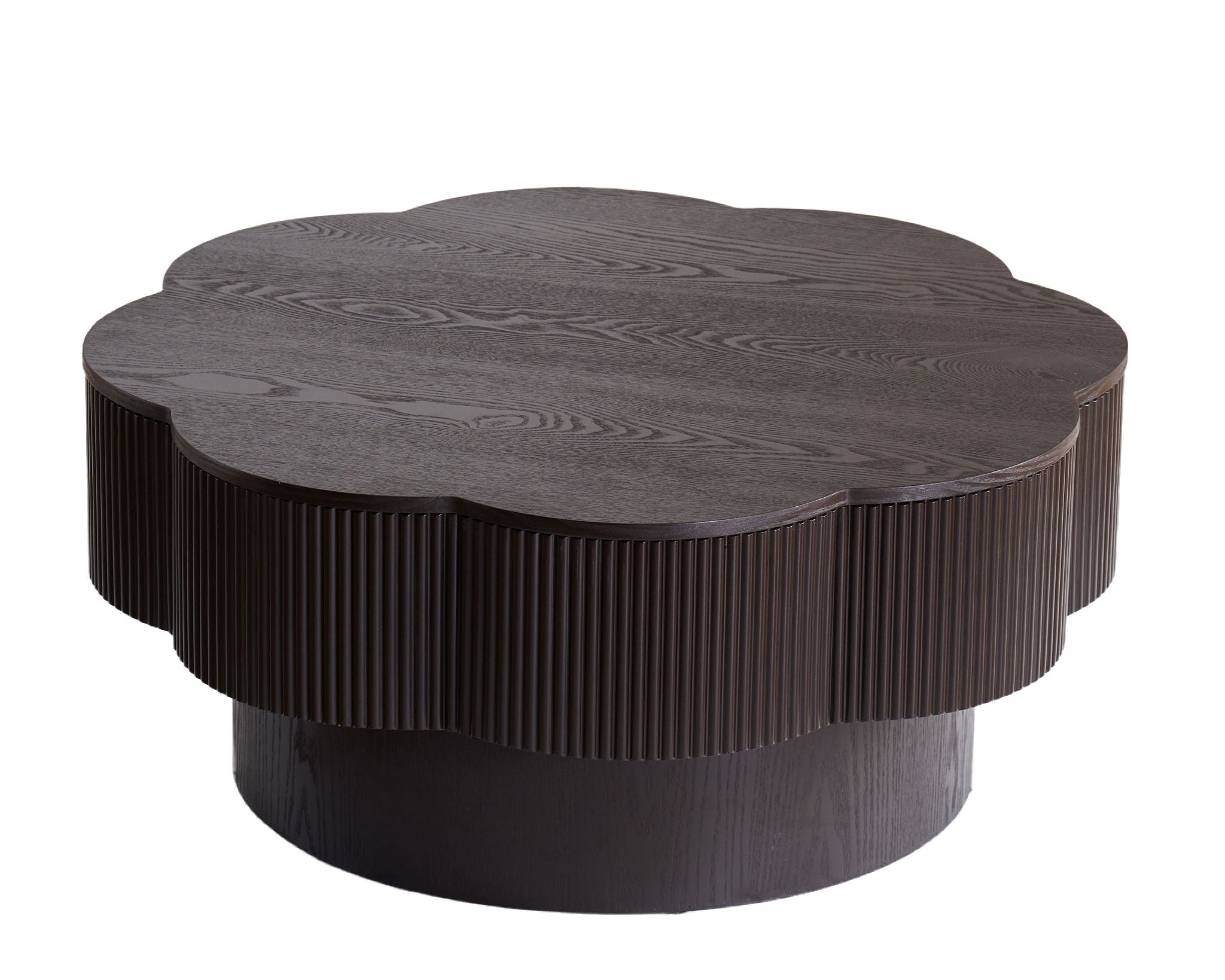 Modern Plum Blossom Shaped Coffee Table With Storage