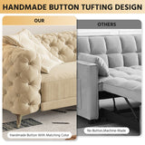 3-In-1 Convertible Sleeper Sofa