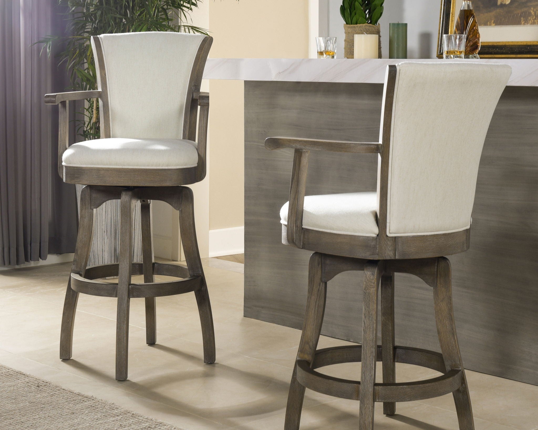 Williams - Swivel Counter Height Bar Stool