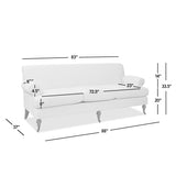 Alana Lawson - Modern Three Cushion Tightback Sofa