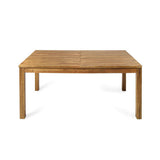 7 Pieces Acacia Wood Outdoor Dining Set