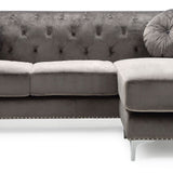 Soft y Micro Suede Sofa Chaise
