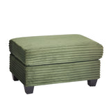 Upholstered U-Shaped Sectional Sofa with Movable Ottoman and Storage Pockets - Multiple Colors