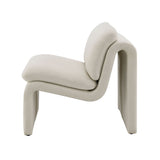 Jaeda - Innovative Elegance Accent Chair In Curved Shape