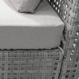 K&K 7-Piece Wicker Patio Furniture Set