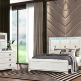 Laguna Modern Style 4 Pc King Upholstered Bedroom Set