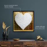 Golden Heart Feather