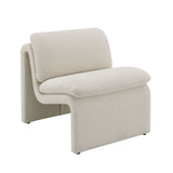 Jaeda - Innovative Elegance Accent Chair In Curved Shape