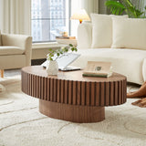 Modern Handcraft Drum Coffee Table