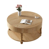 Coffee Table with Dual Storage for Living Room