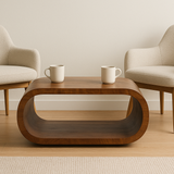 Amaya Coffee Table, Oval, Chestnut