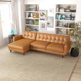 Allison - Mid-Century Modern Sectional Sofa Chaise