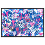 Love on The Blue - With Acrylic Paint