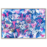 Love on The Blue - With Acrylic Paint