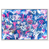 Love on The Blue - With Acrylic Paint