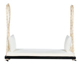 Patio Wooden Swing Chair Hanging Porch Swing Bench