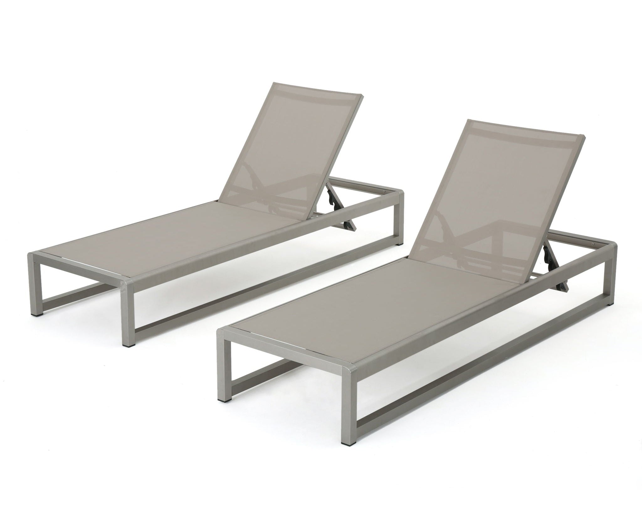 Chaise Lounge With 5 Reclining Positions, Outdoor Patio Lounge Chairs
