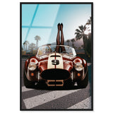 Legs up Cobra - Framed Acrylic Art