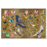 Exotic Singapore Birds - With Gold Leaf