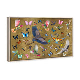 Exotic Singapore Birds - With Gold Leaf