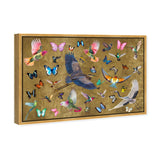 Exotic Singapore Birds - With Gold Leaf