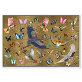 Exotic Singapore Birds - With Gold Leaf