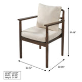 Mid-Century Modern Dining Chairs Set of 2