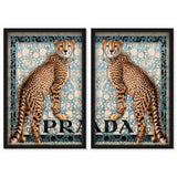 Regal Feline Elegance Duo - With Glitter