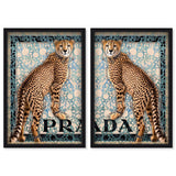 Regal Feline Elegance Duo - With Glitter