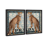Regal Feline Elegance Duo - With Glitter