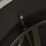 55'' Chenille Foam Single Swivel Chair