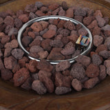 Round 25' Magnesium Oxide Fire Pit - 40,000 BTU