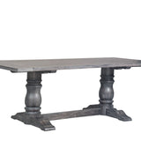 Leventis Dining Table in Weathered Gray