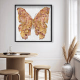 Butterfly Paper Sculpture Gold III