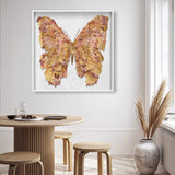 Butterfly Paper Sculpture Gold III