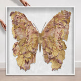 Butterfly Paper Sculpture Gold III
