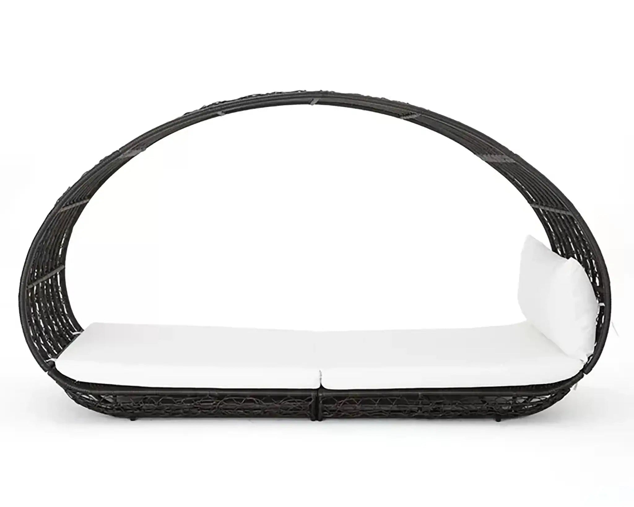 Abigal Outdoor Wicker Daybed With Cushion