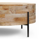 Rayburn Drum Coffee Table - Natural