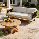 Luxury Acacia Wood Outdoor Daybed Set