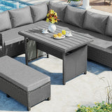 Tomax 5-Piece Outdoor Patio Rattan Sofa Set