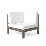 Brava X-Back 4-Piece White Outdoor Sofa Set