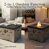 32-Inch Outdoor Fire Pit Table