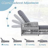 Go 2 Pieces Long Reclining Chaise Set