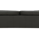 Tadi - Top Grain Leather Sofa - Black