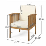 Casa Acacia Club Chair Coastal Classic Outdoor Seating