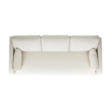 Knox 84' Modern Farmhouse Sofa, Flax White Linen