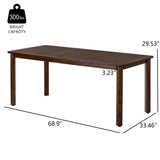 Rectangular Acacia Outdoor Dining Table